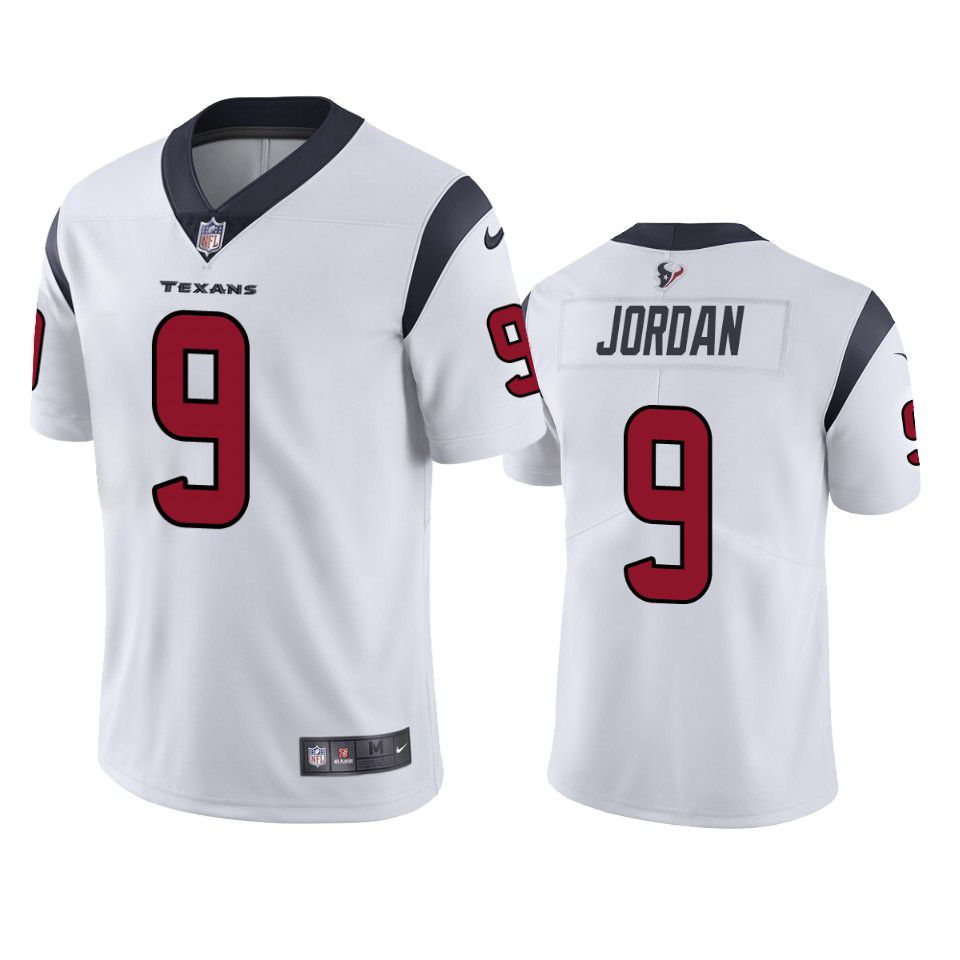 Men Houston Texans #9 Brevin Jordan Nike White Game NFL Jersey